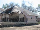 Damage to homes near the 17th Street Canal.